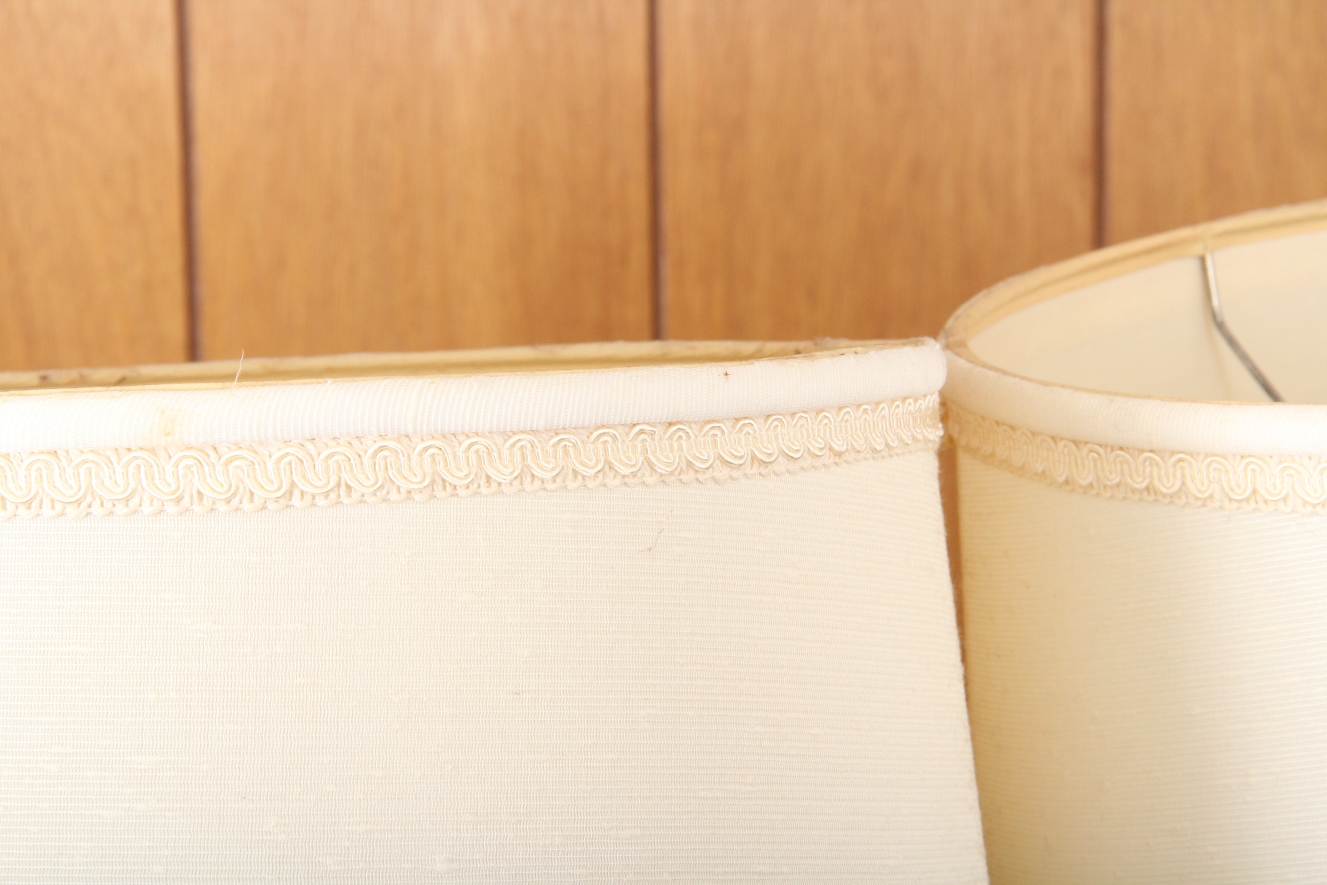 Pair of Vintage Hand Painted Ceramic Lamps