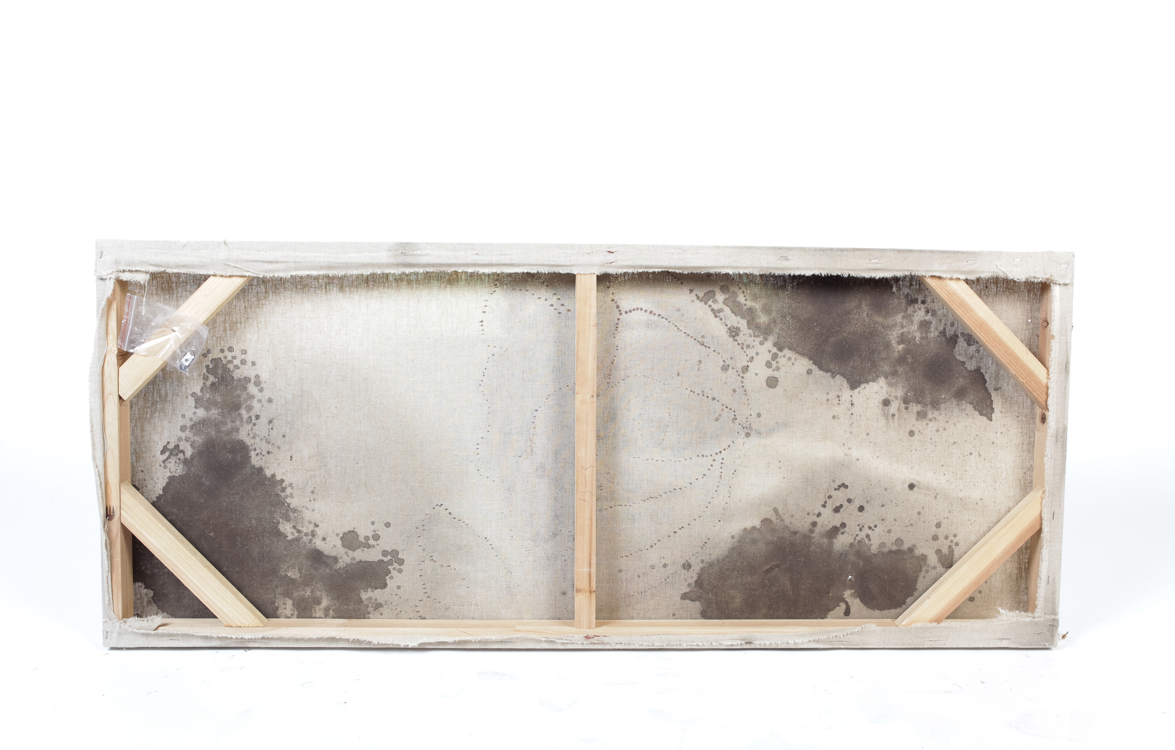 Trio of Modern Floral Oil on Linen Pieces