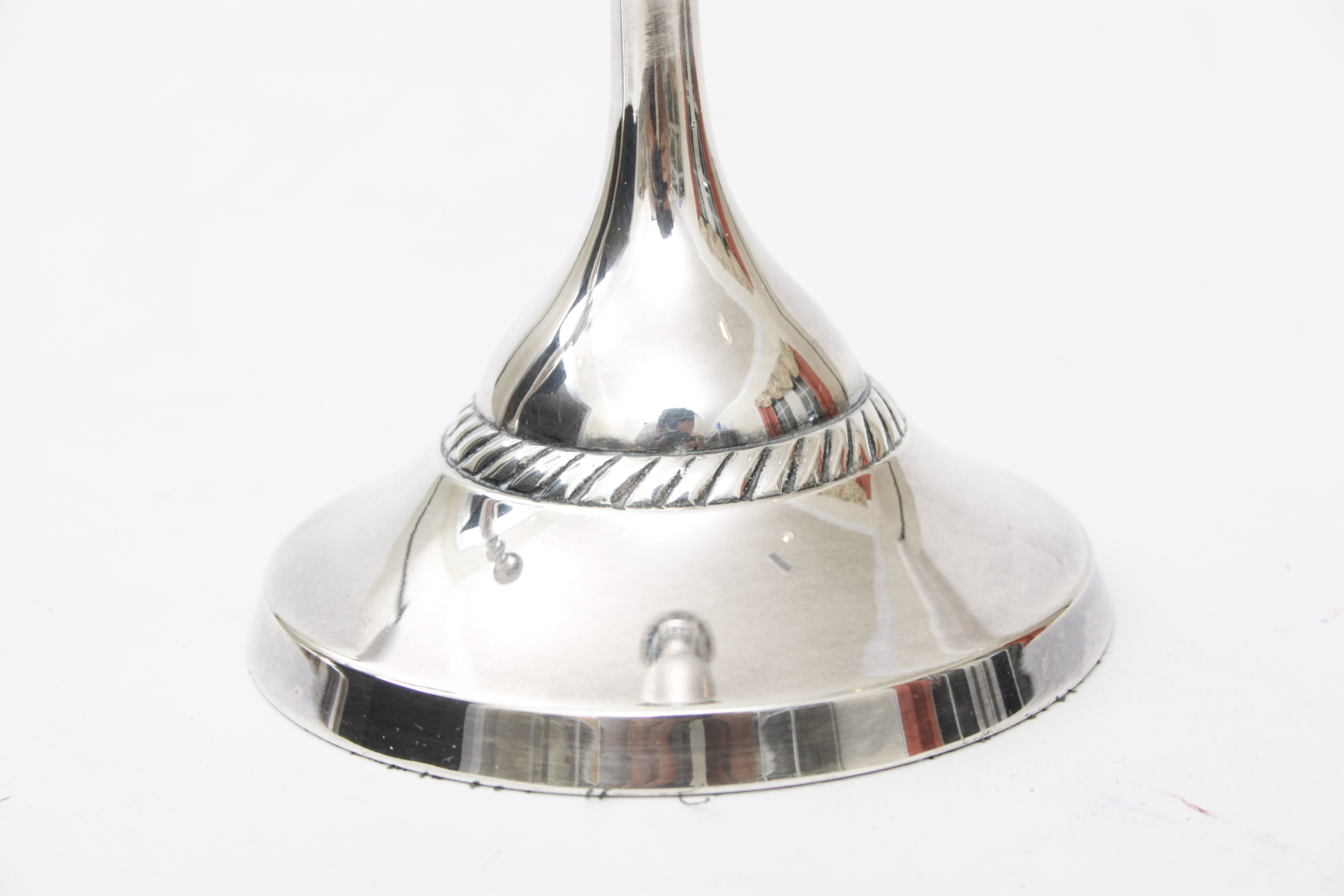 Pottery Barn Silver Plate Candlesticks