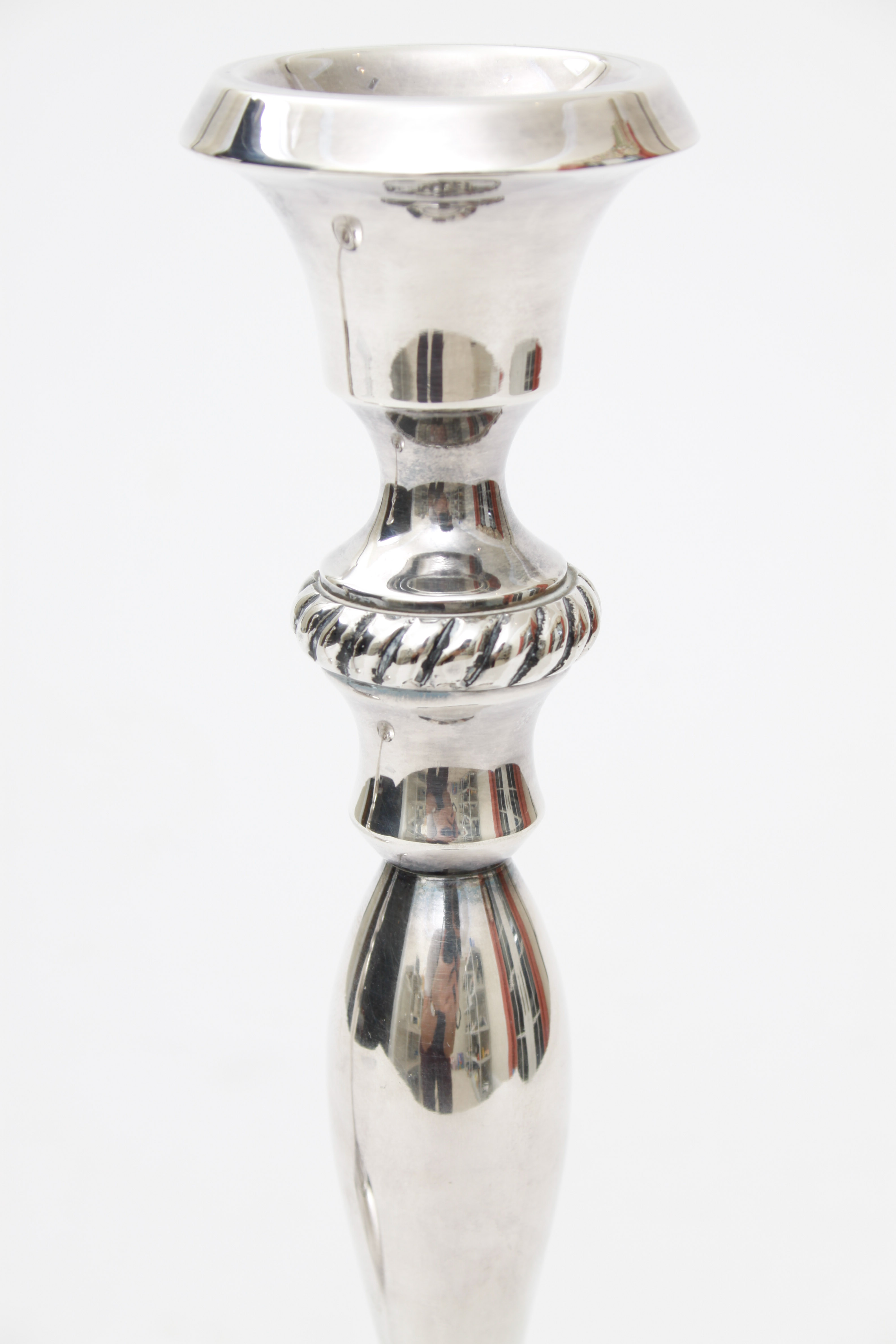 Pottery Barn Silver Plate Candlesticks