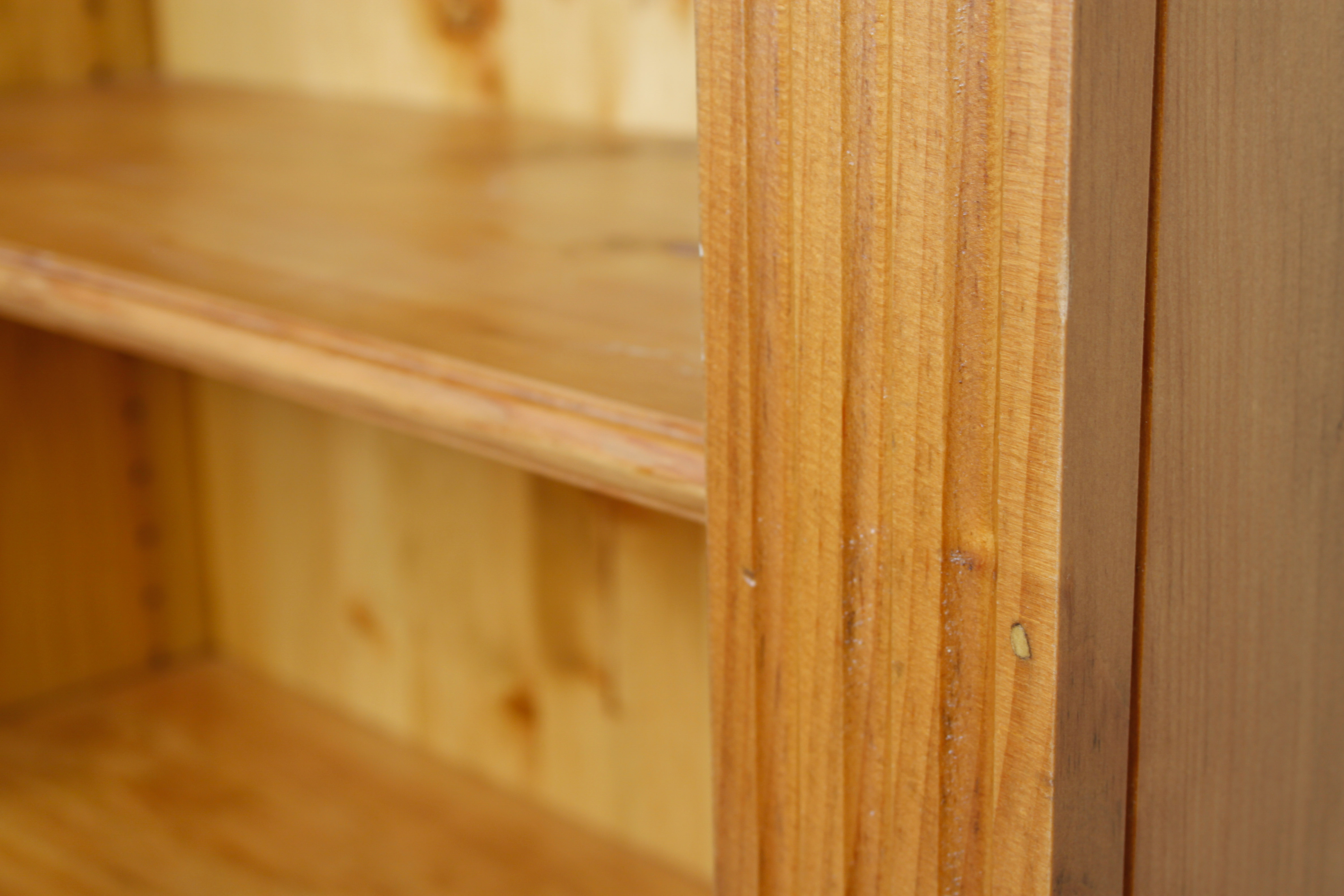 Knotty Pine Bookcase