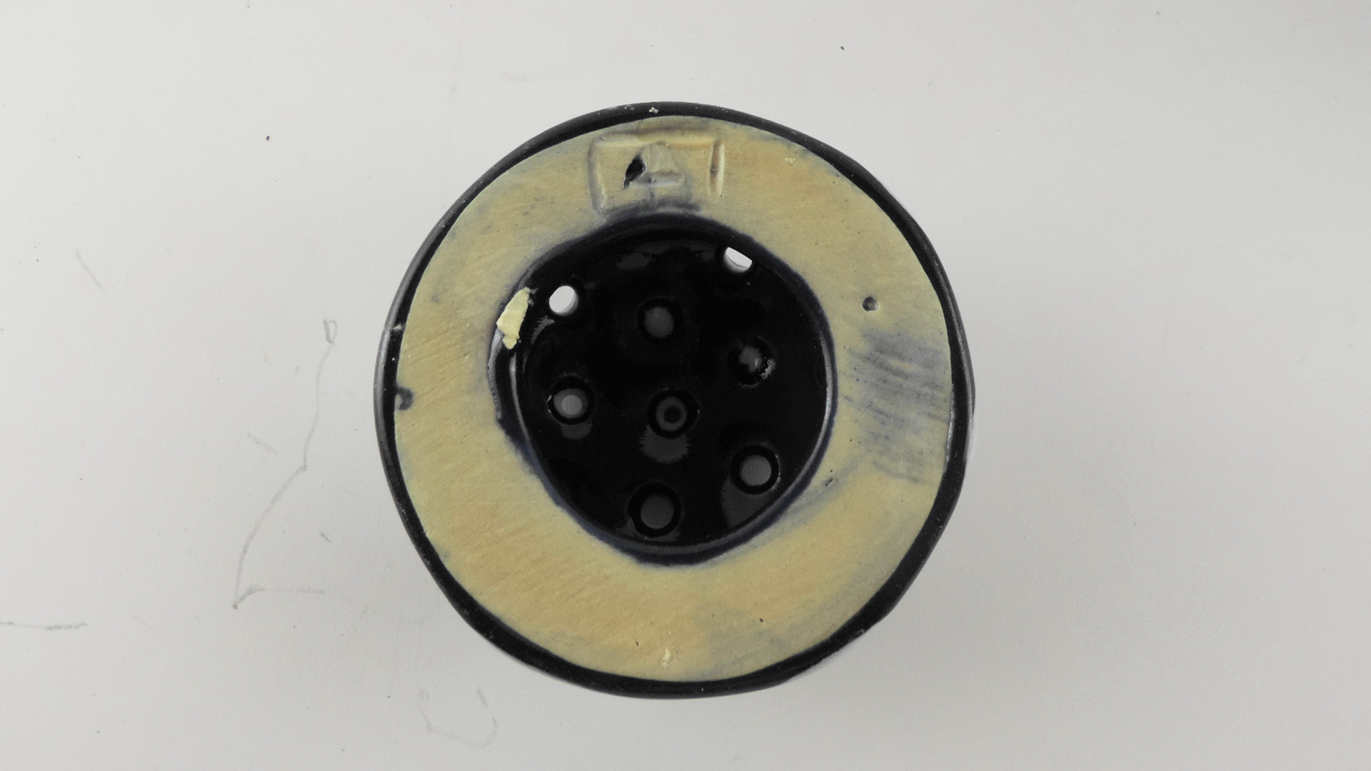 Van Briggle Pottery Bowl with Flower Frog