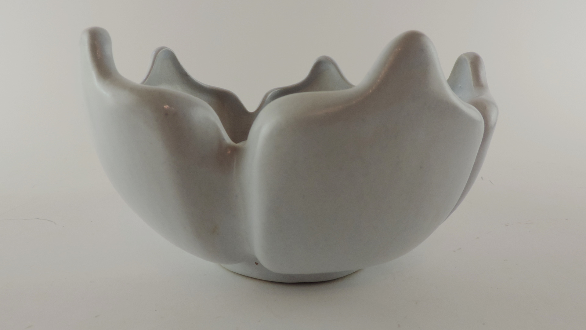 Van Briggle Pottery Bowl with Flower Frog