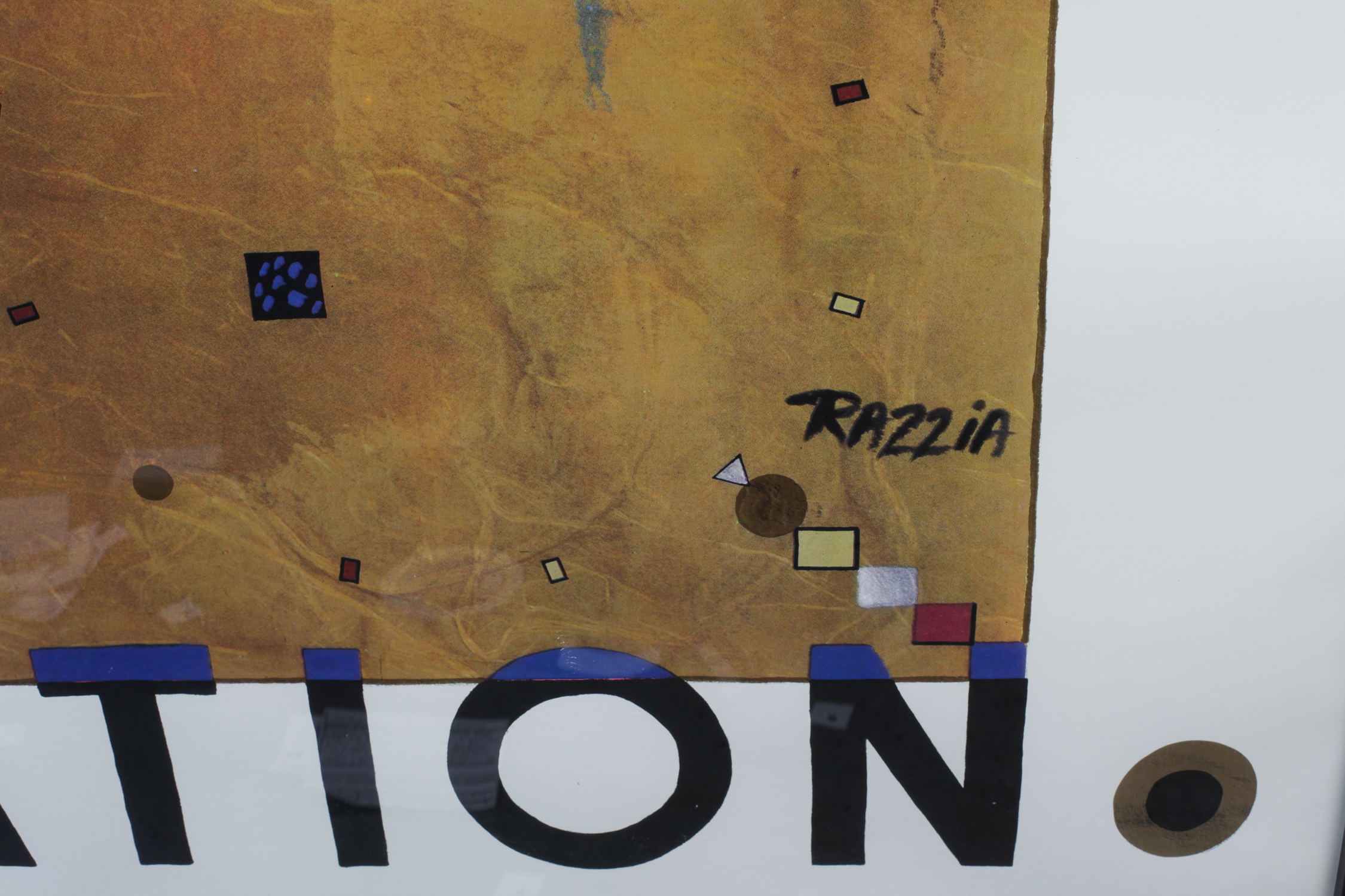 Razzia Impression D'Hier Framed Offset Lithograph