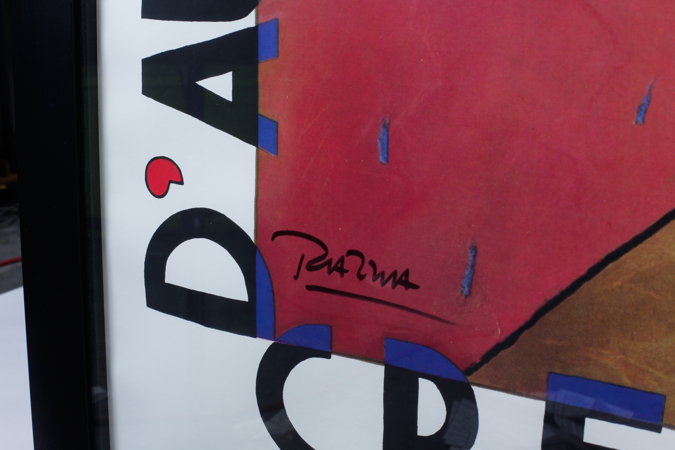 Razzia Impression D'Hier Framed Offset Lithograph