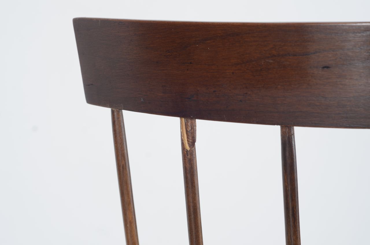 Vintage Thomas Jefferson Writing Chair by Barnard and Simonds