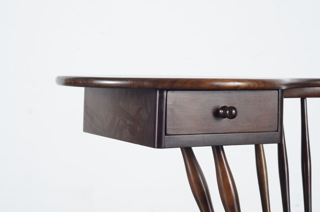 Vintage Thomas Jefferson Writing Chair by Barnard and Simonds