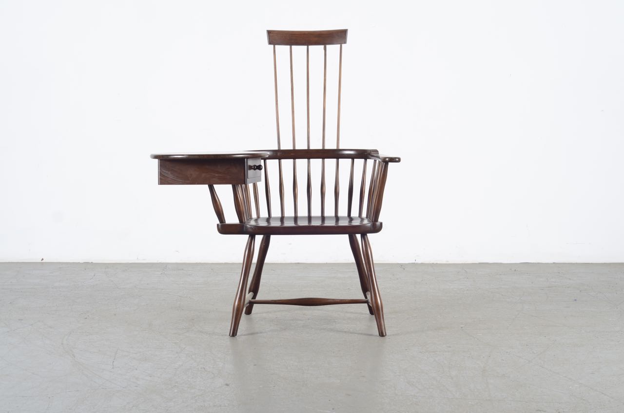 Vintage Thomas Jefferson Writing Chair by Barnard and Simonds