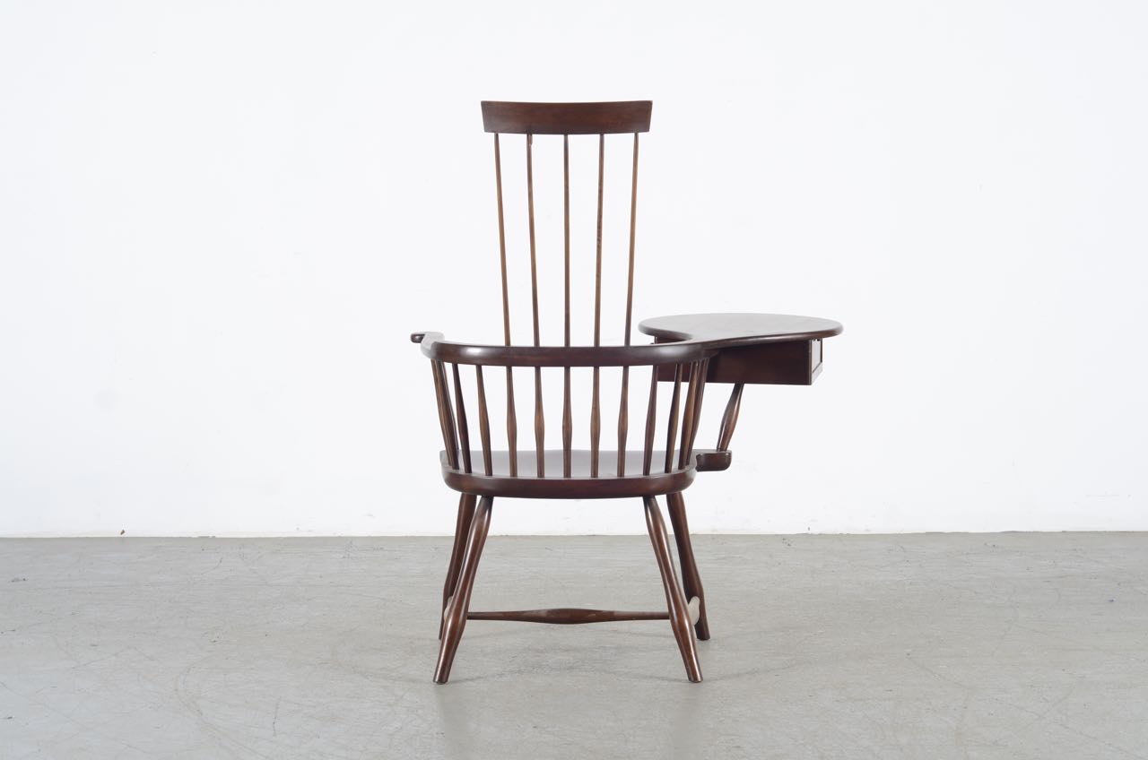 Vintage Thomas Jefferson Writing Chair by Barnard and Simonds