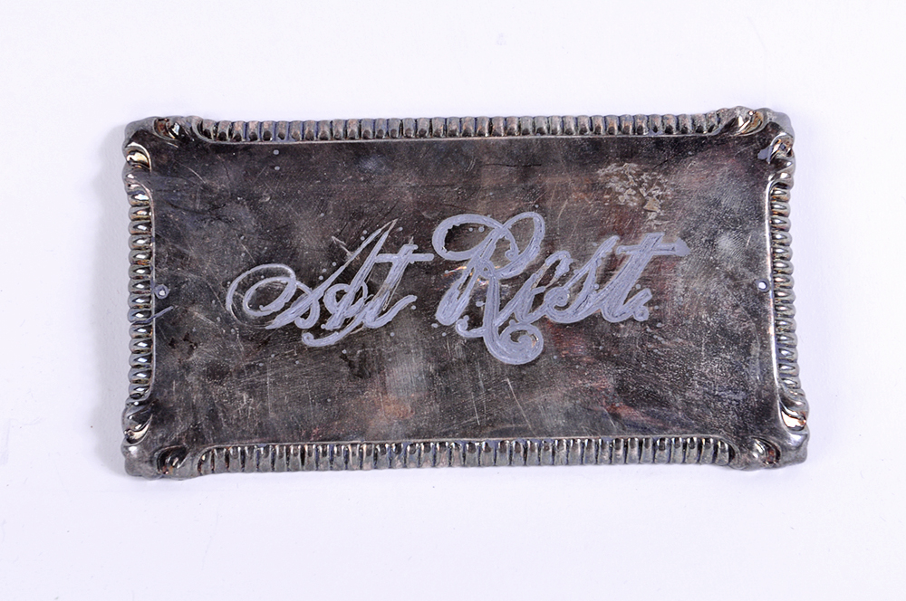 "At Rest" Casket Plaques