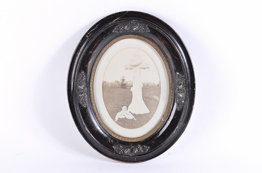 Victorian Photograph in Walnut Frame