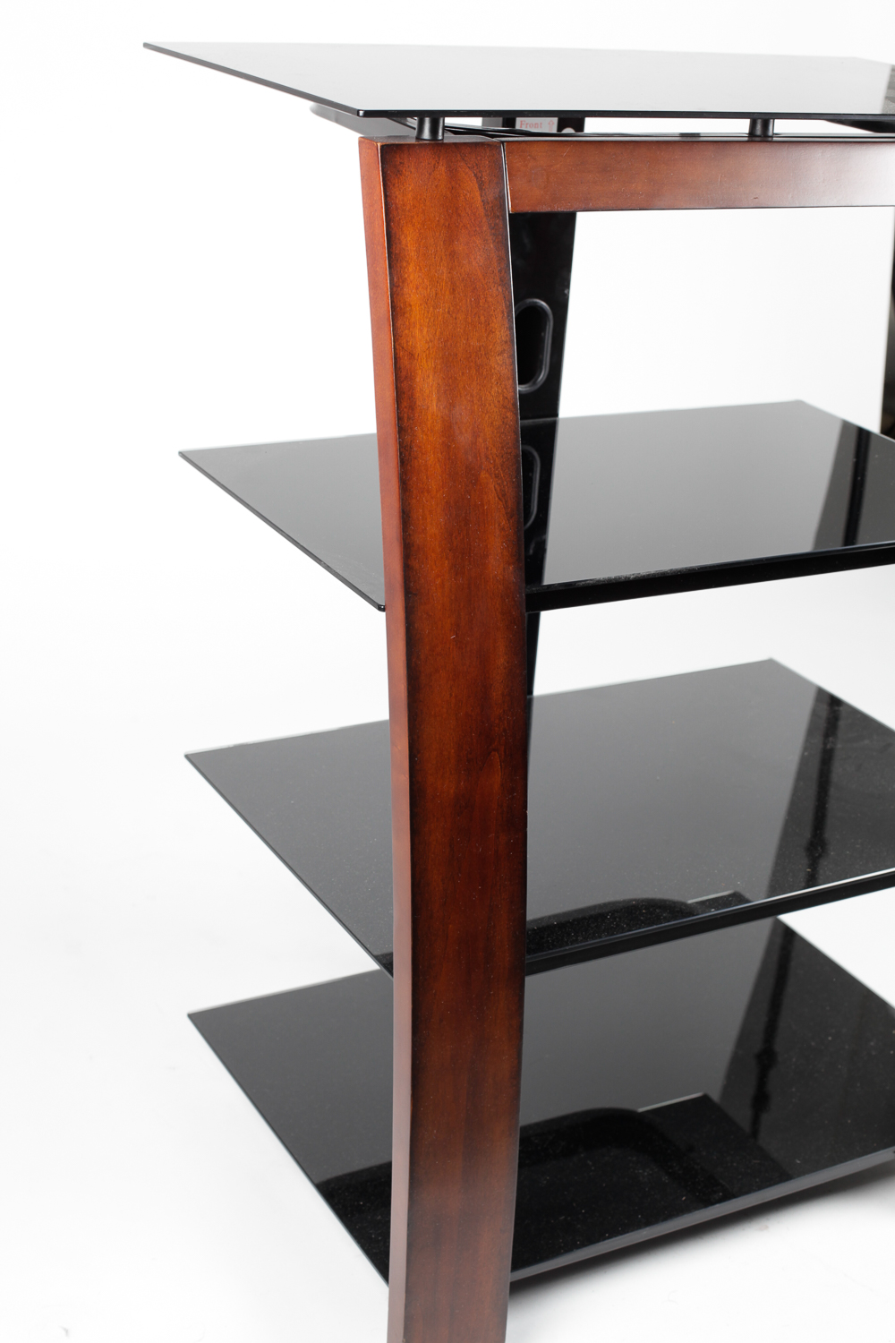 Wood and Glass Side Table