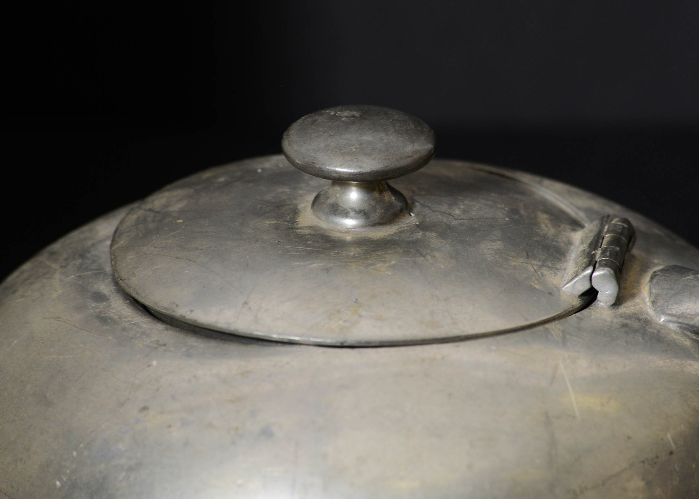 Vintage Pewter Wilcox Four-Piece Tea Set