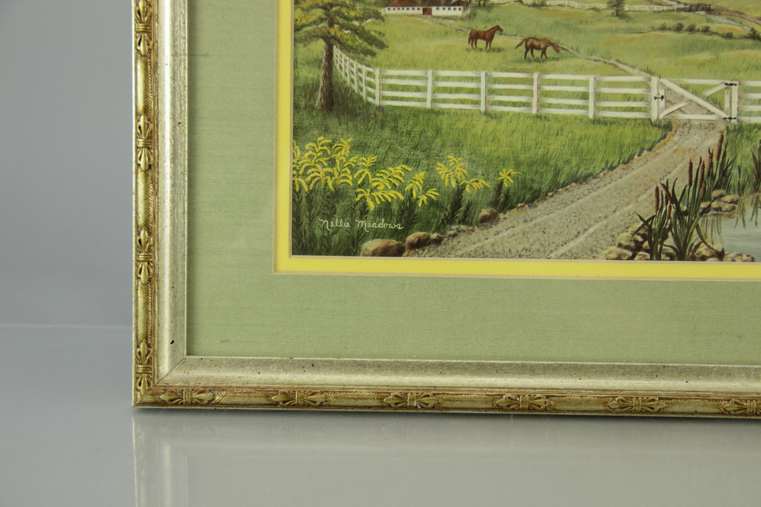 Nellie Meadows "Kentucky the Great State" Offset Lithograph