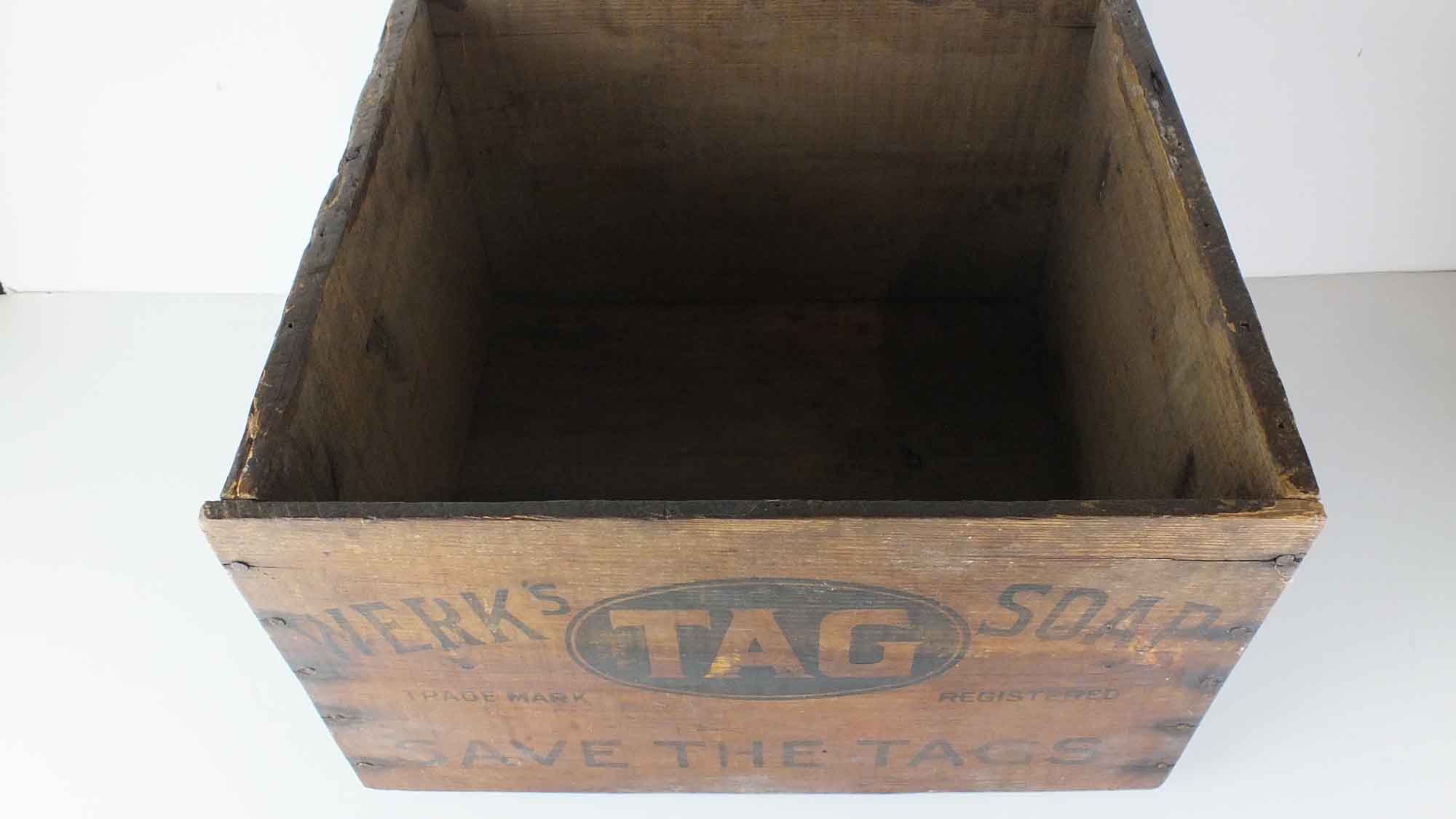 An Older M. Werk Soap Company Wooden Crate