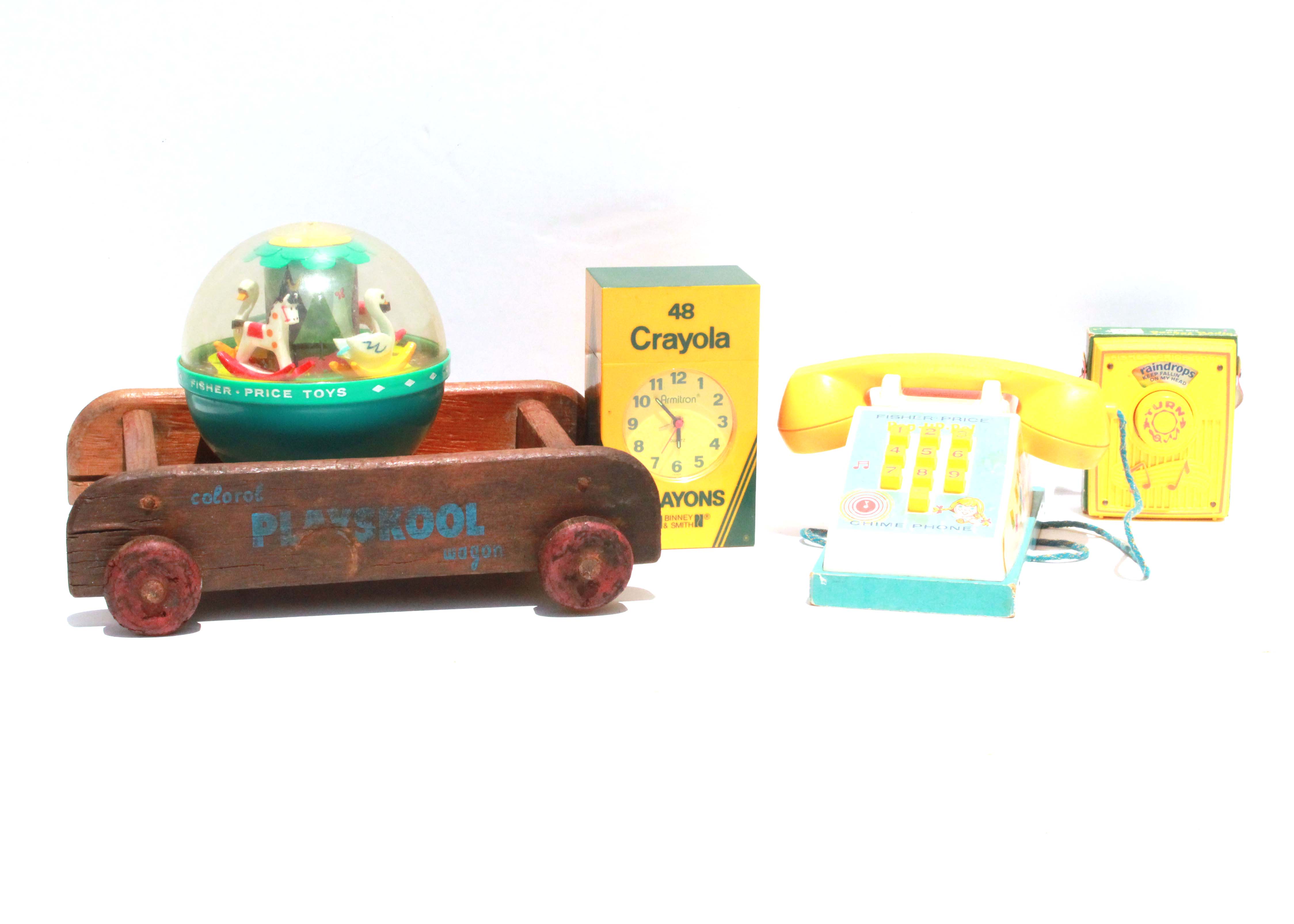 Collection of Vintage Fisher Price Toys