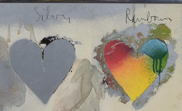 "8 Hearts" Partial Jim Dine Giclee Poster