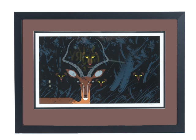 "Hungry Eyes" Charley Harper Limited Edition Serigraph
