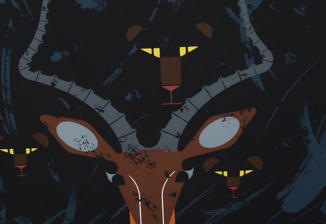 "Hungry Eyes" Charley Harper Limited Edition Serigraph