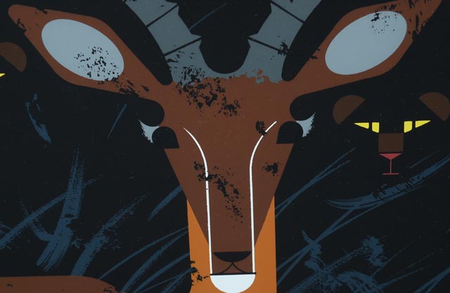 "Hungry Eyes" Charley Harper Limited Edition Serigraph