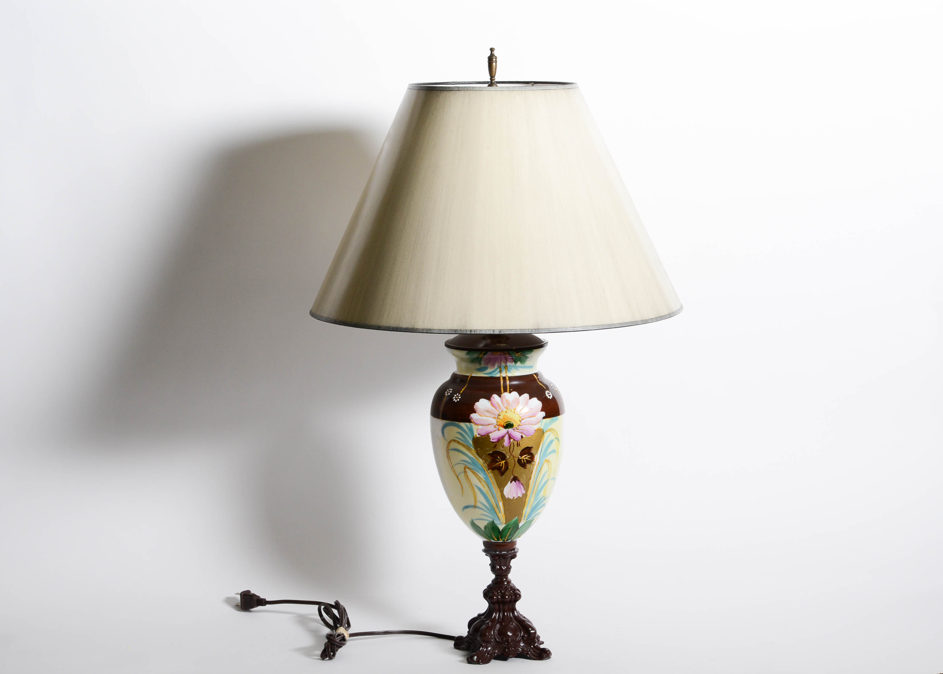 Vintage Hand-Painted Lamp