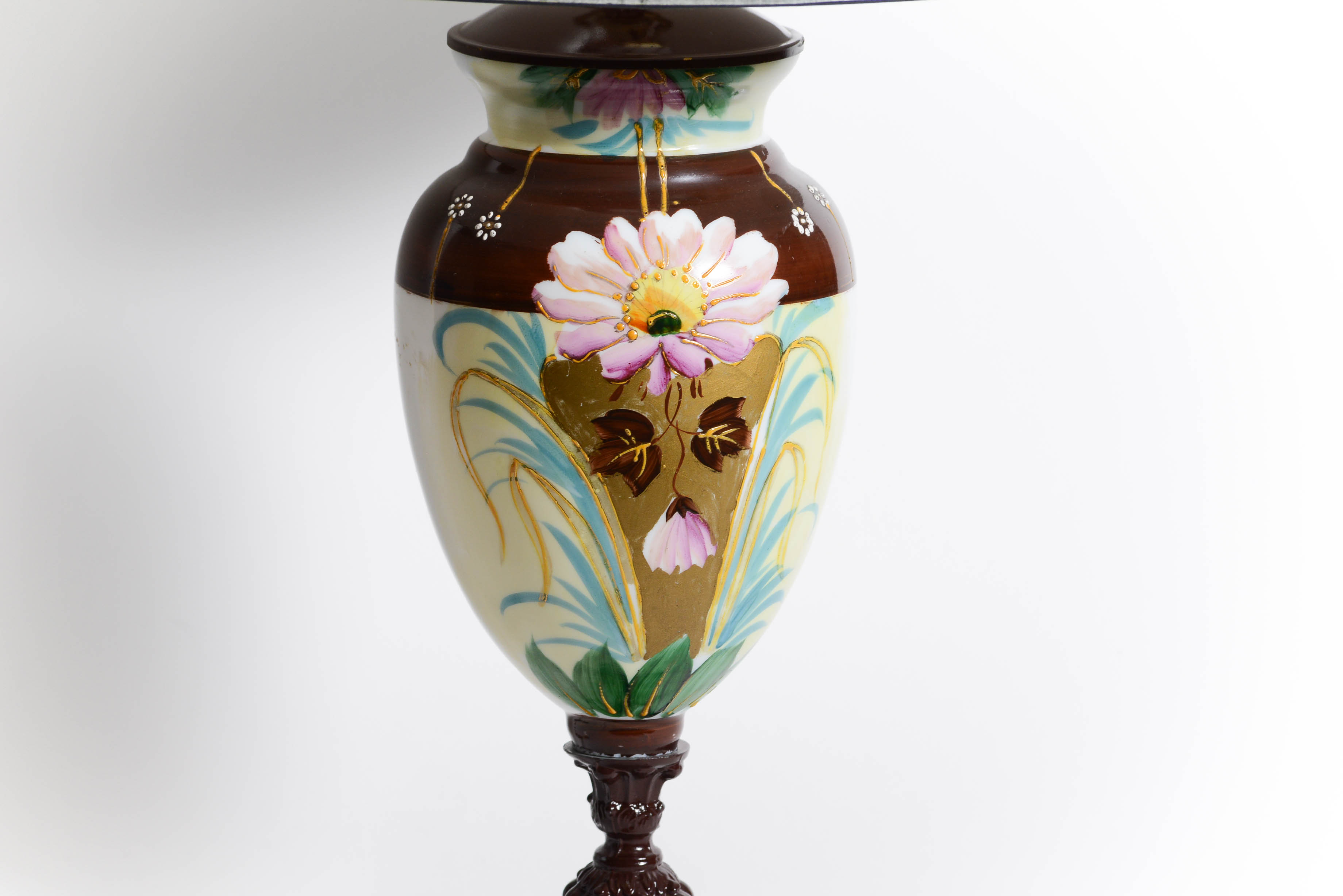 Vintage Hand-Painted Lamp