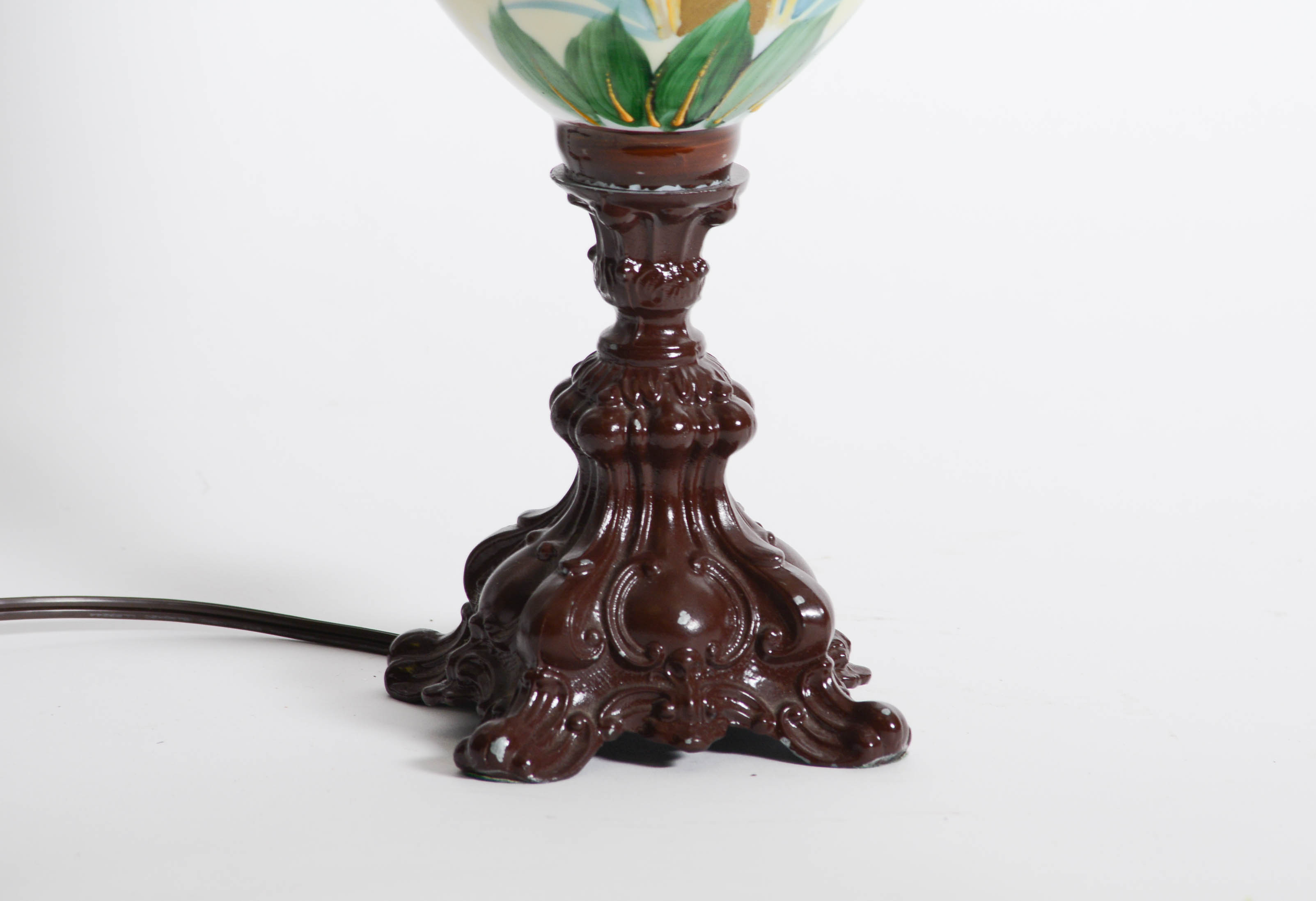 Vintage Hand-Painted Lamp