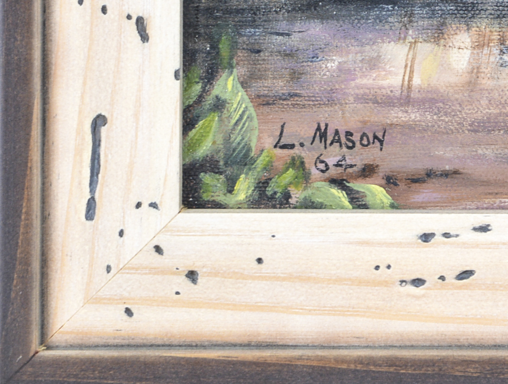 Original Oil Painting of Watermill Circa 1964