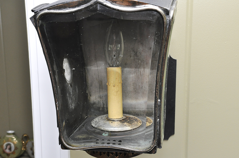 Antique Hearse Carriage Lamps