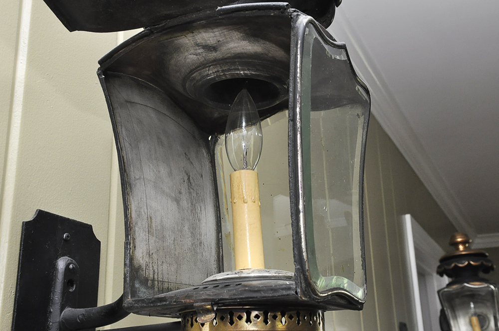 Antique Hearse Carriage Lamps