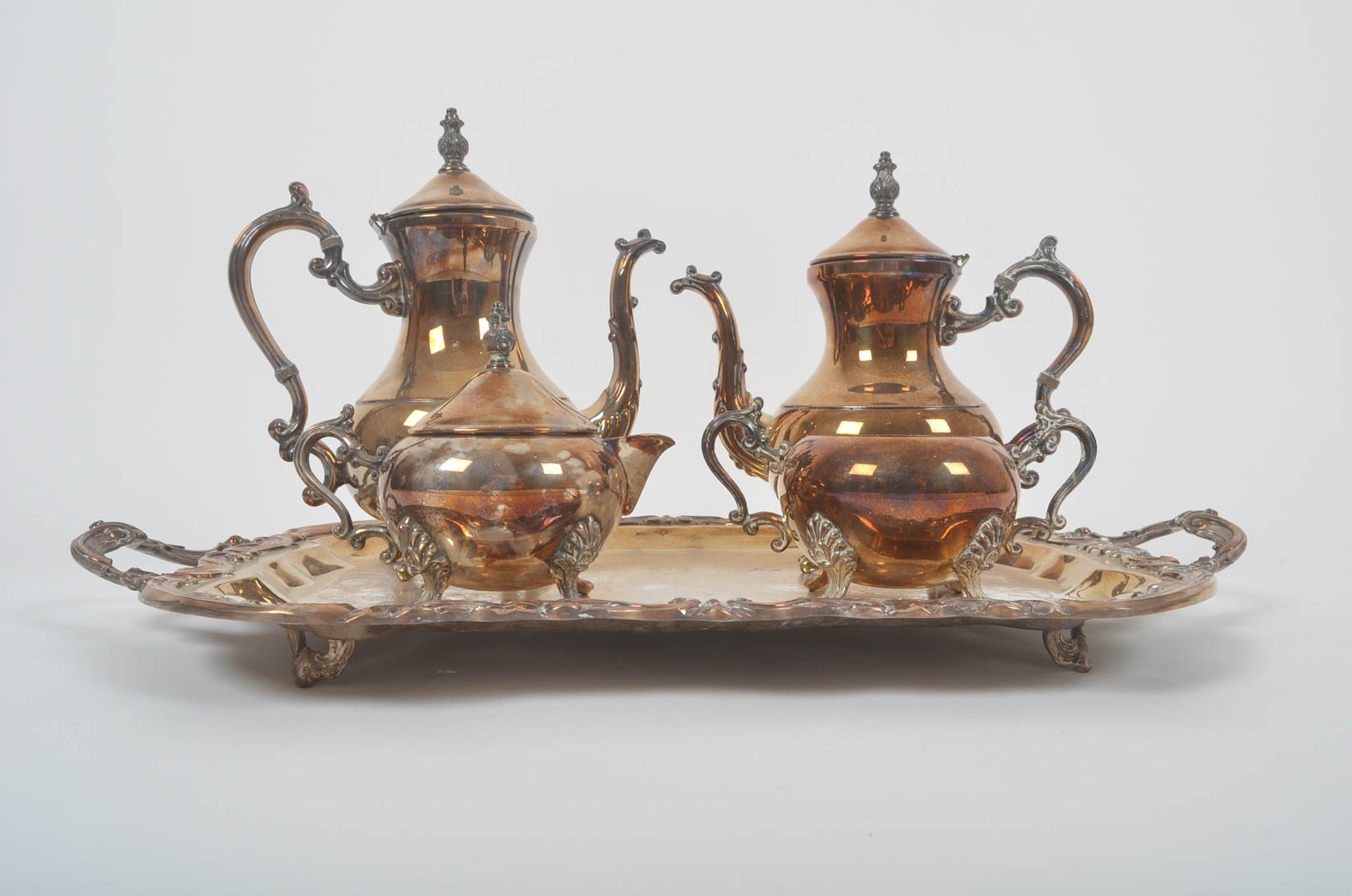 Vintage FB Rogers Silver Plated Tea Set