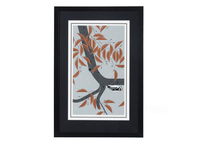 "Upside Downy" Charley Harper Limited Edition Serigraph