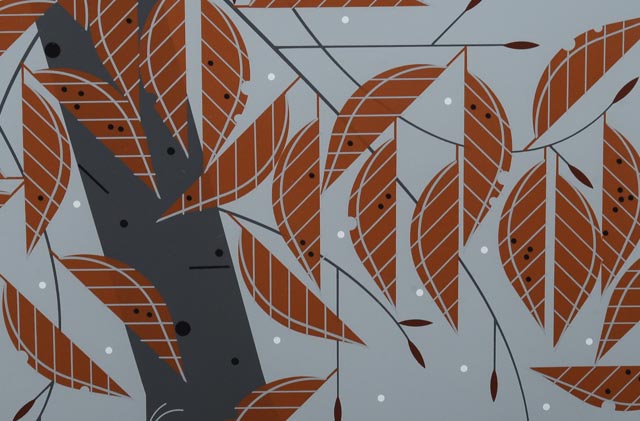 "Upside Downy" Charley Harper Limited Edition Serigraph