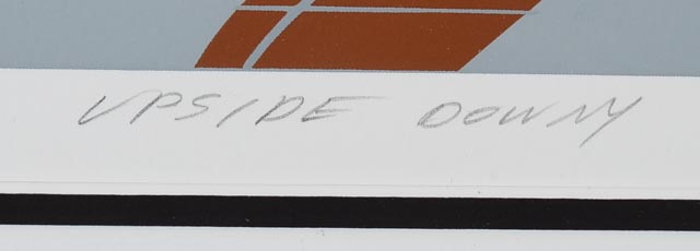 "Upside Downy" Charley Harper Limited Edition Serigraph