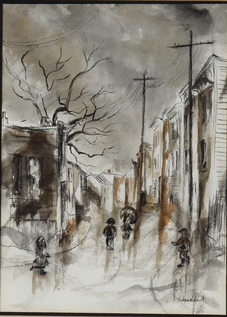 Original Watercolor on Paper by Evelyn Schmidt