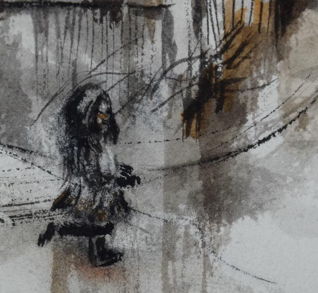 Original Watercolor on Paper by Evelyn Schmidt