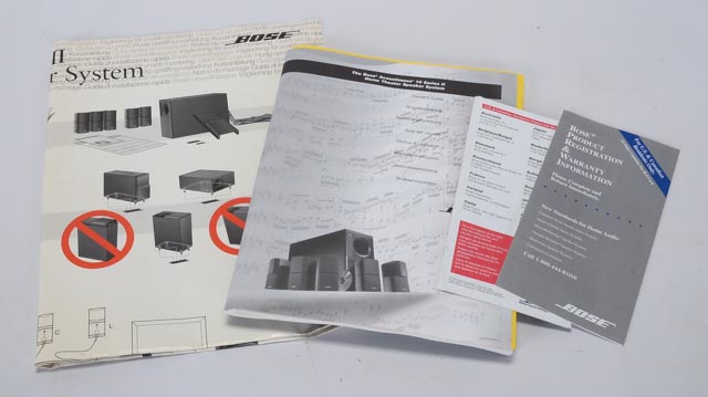 Bose Acoustimass 10 Series II Speakers