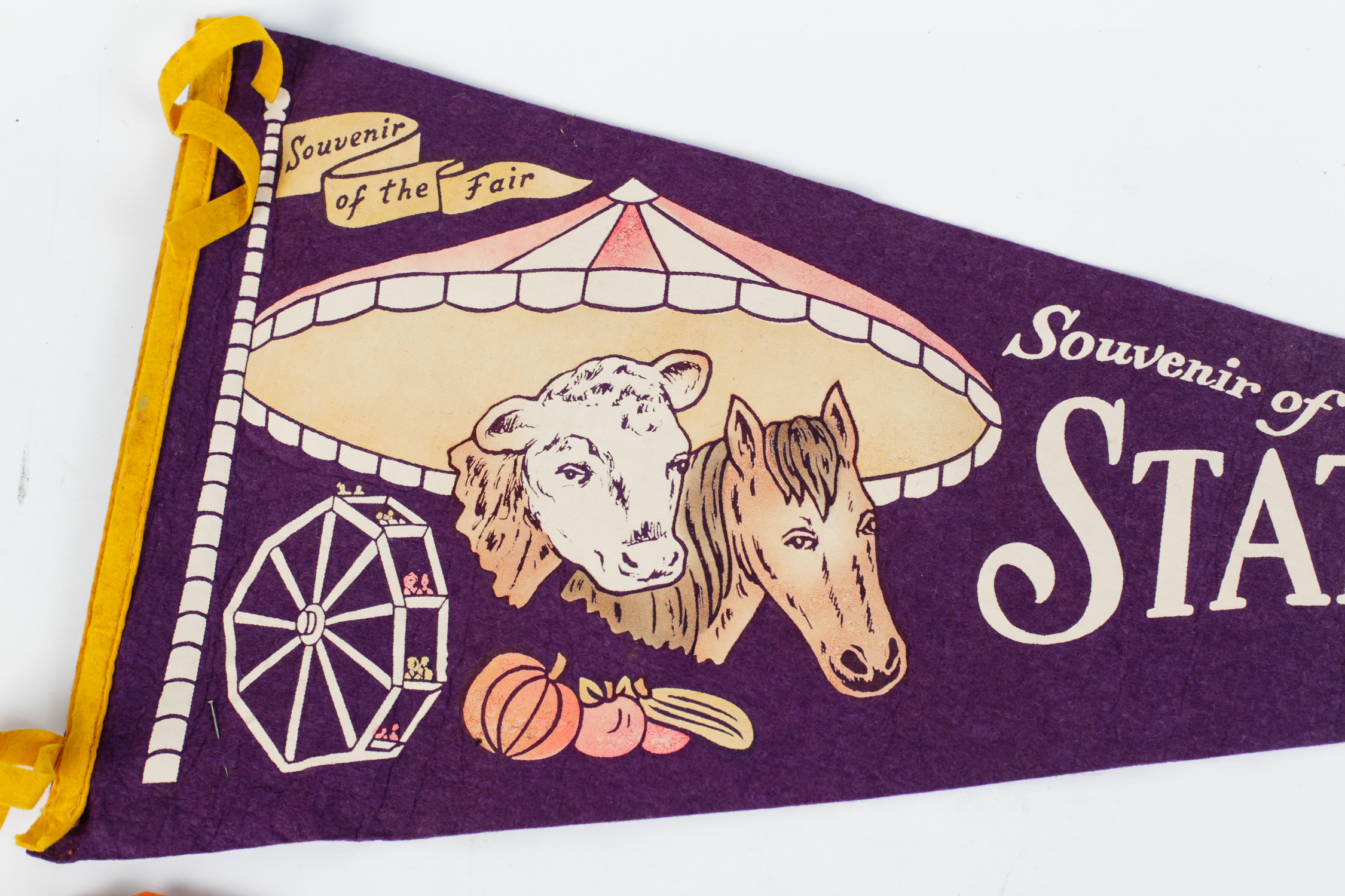 Pair of Vintage Pennants