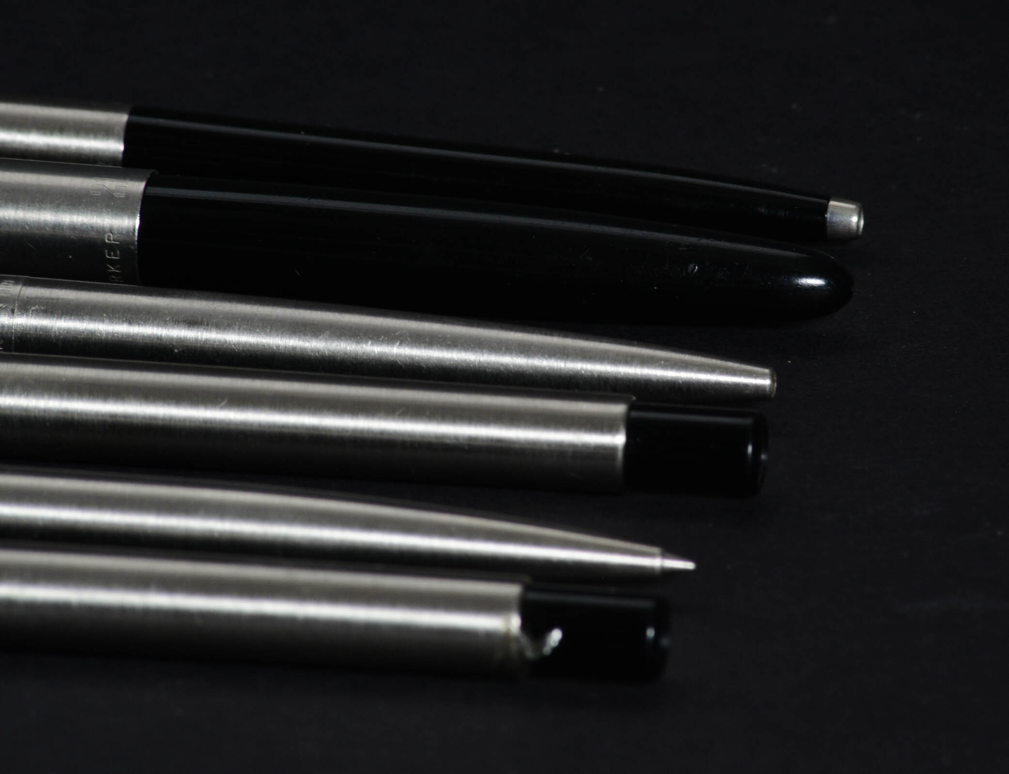 Collection of Six Parker Pens