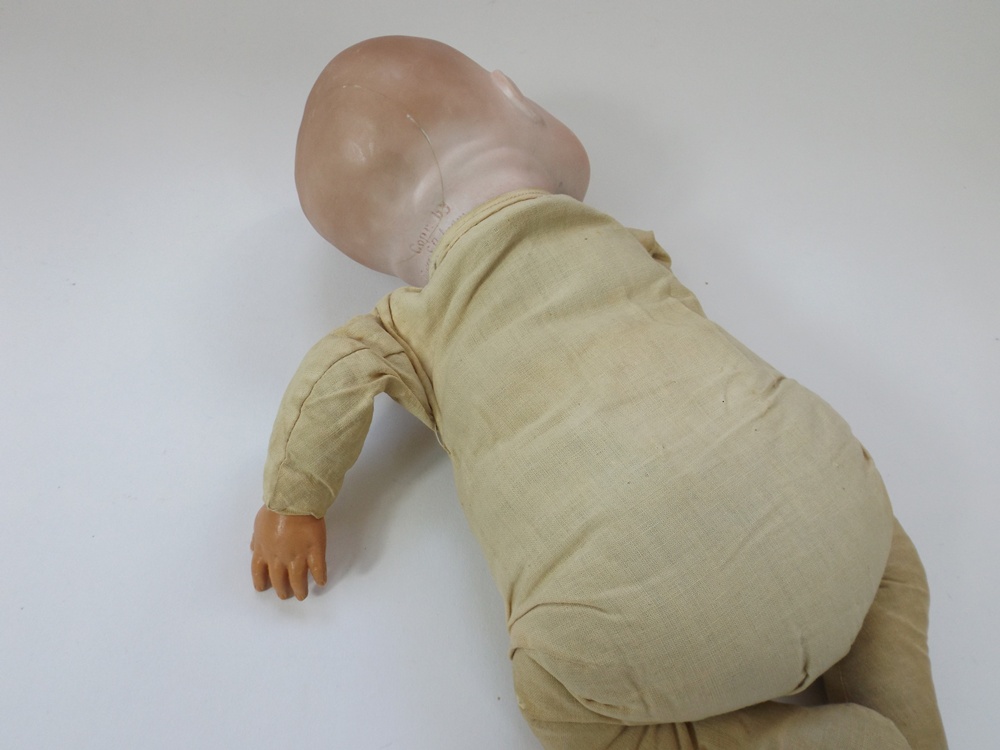 Vintage Bye Lo Porcelain Head Baby Doll