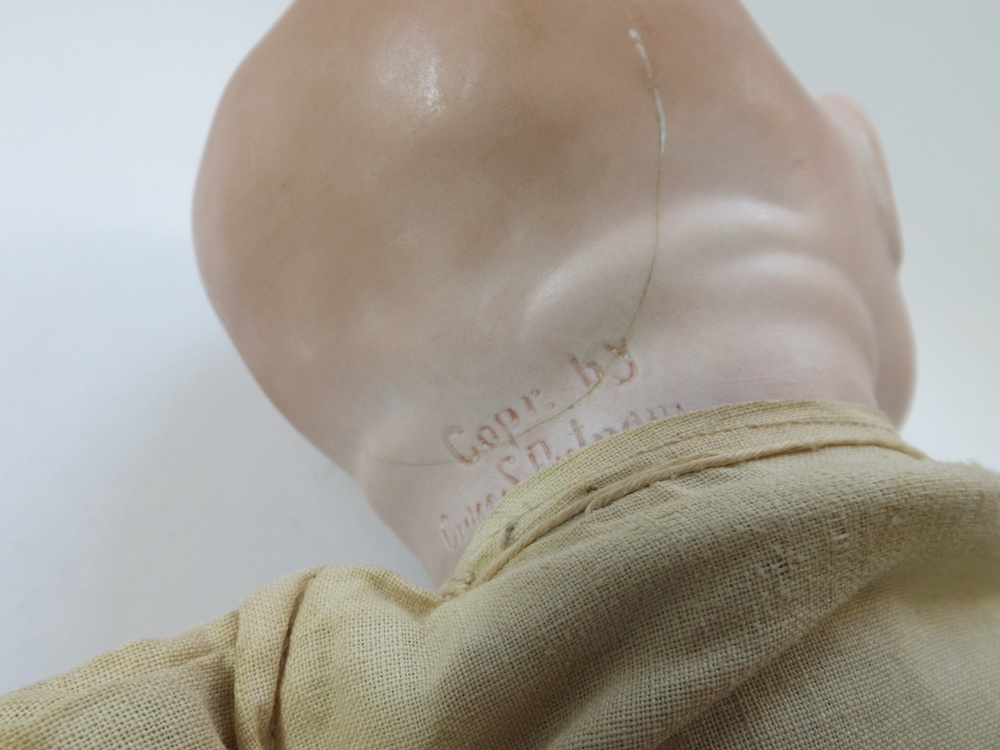 Vintage Bye Lo Porcelain Head Baby Doll