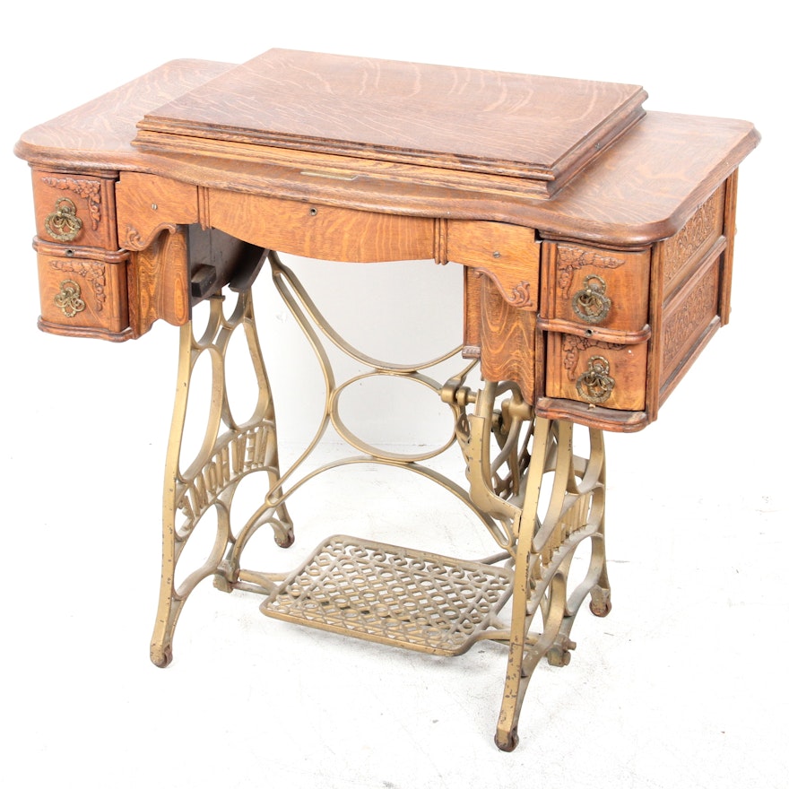 Antique Treadle Sewing Machine