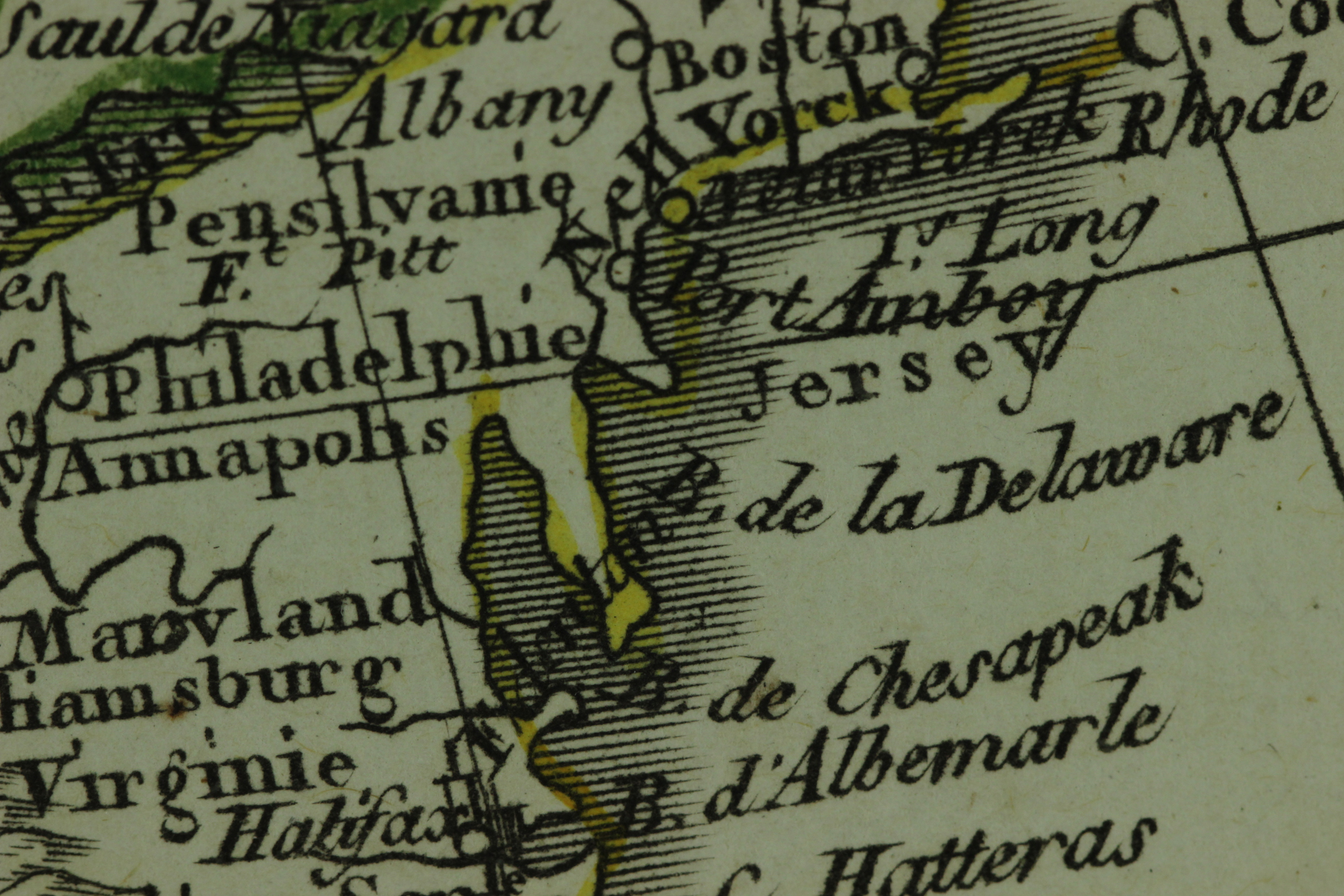 1798 Map Engraving "Amerique Septentrionale"