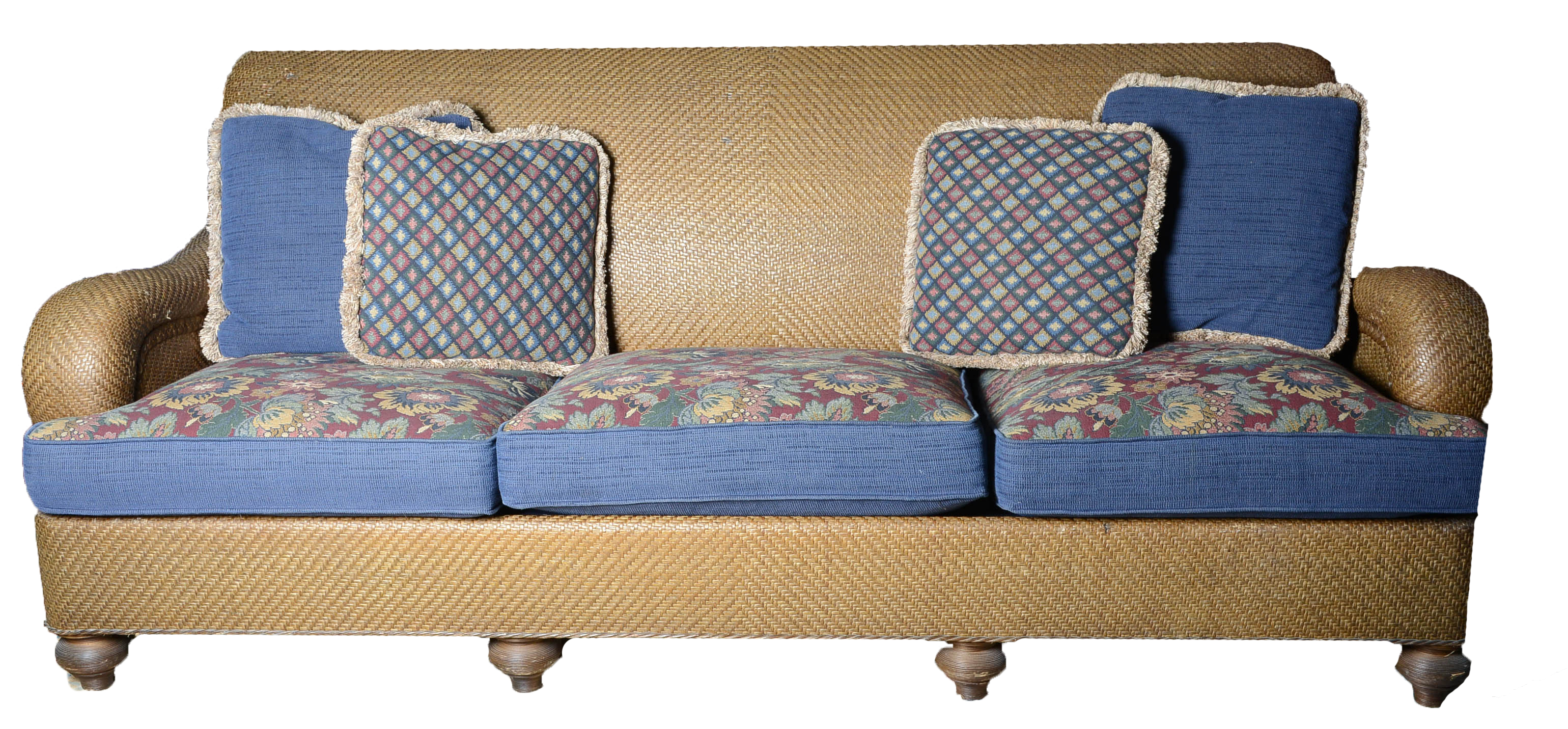 Hickory Chair Mark Hampton Collection Woven/Upholstered Sofa