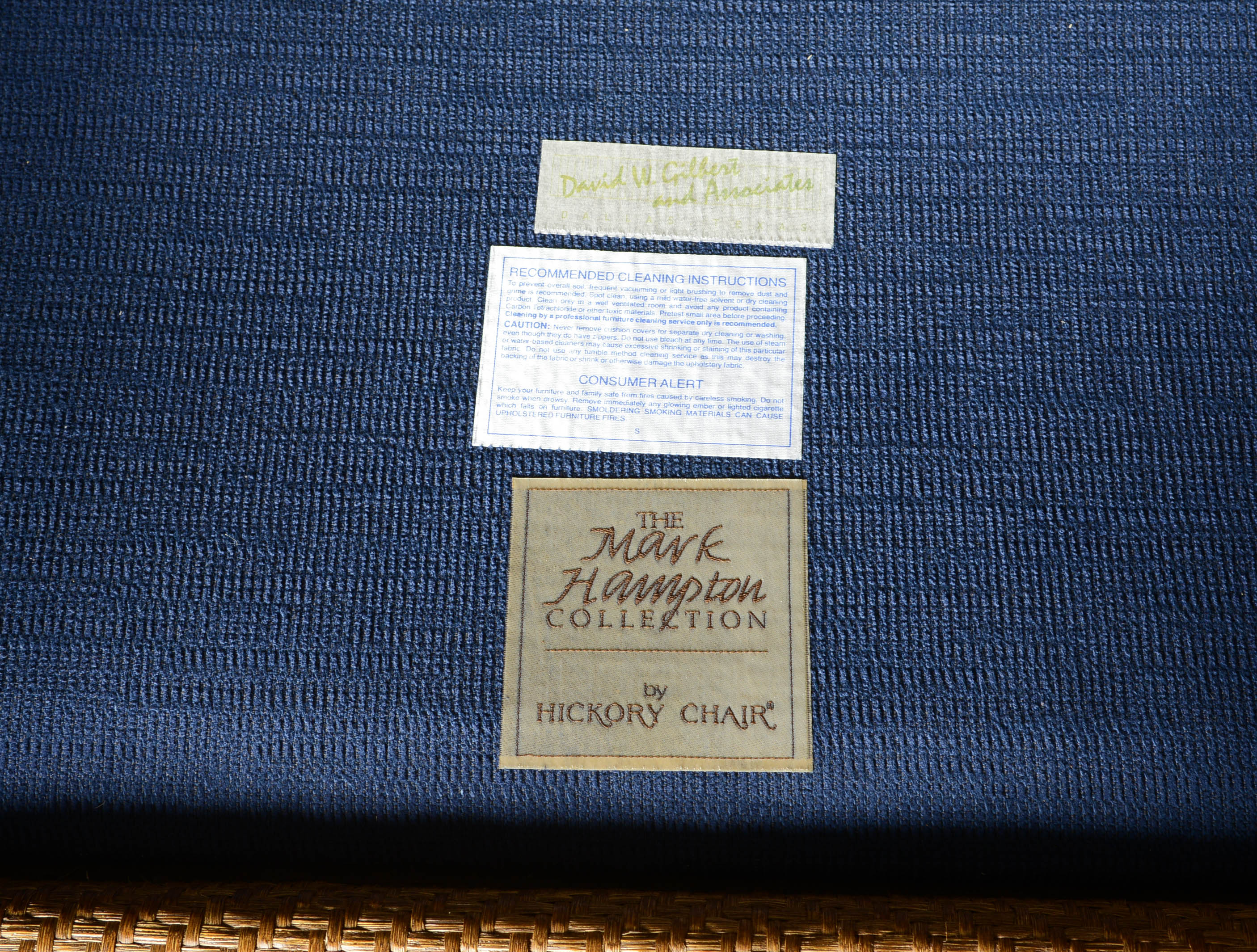 Hickory Chair Mark Hampton Collection Woven/Upholstered Sofa