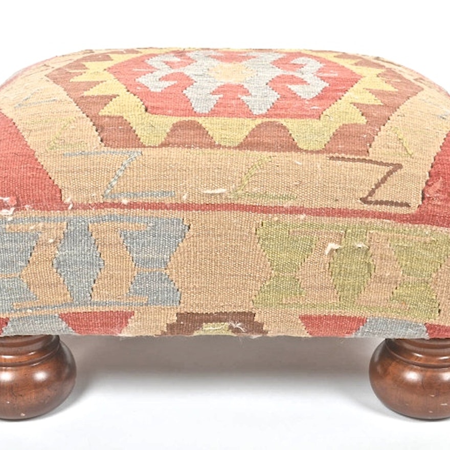 Wool Ottoman by Bombay