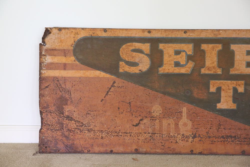 Vintage Seiberling Tires Sign