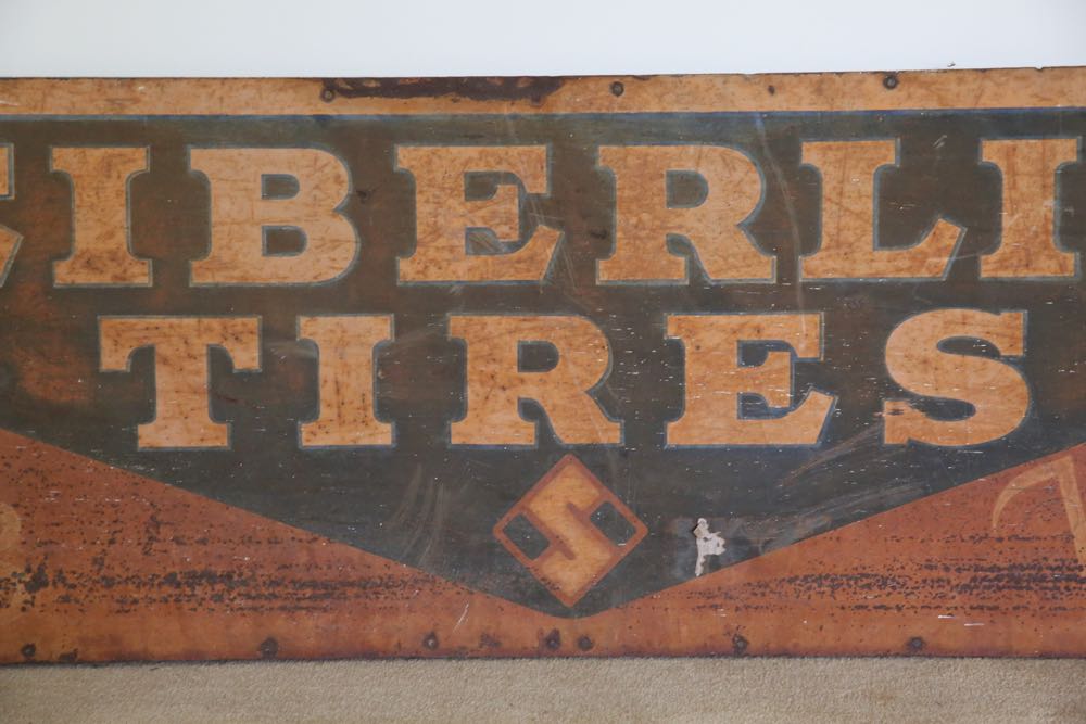 Vintage Seiberling Tires Sign