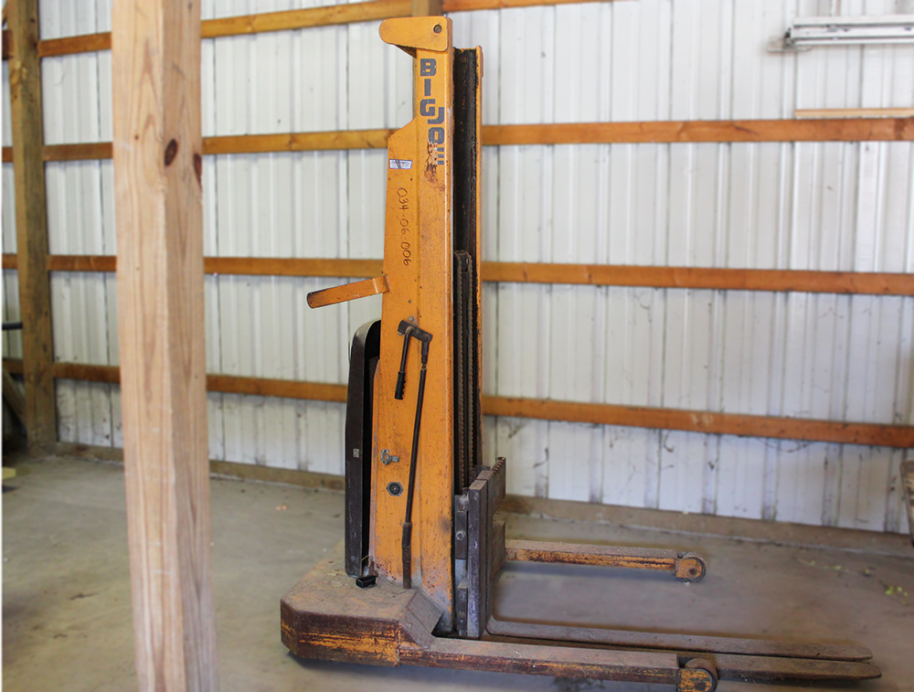 Big Joe Manual Stacker Forklift