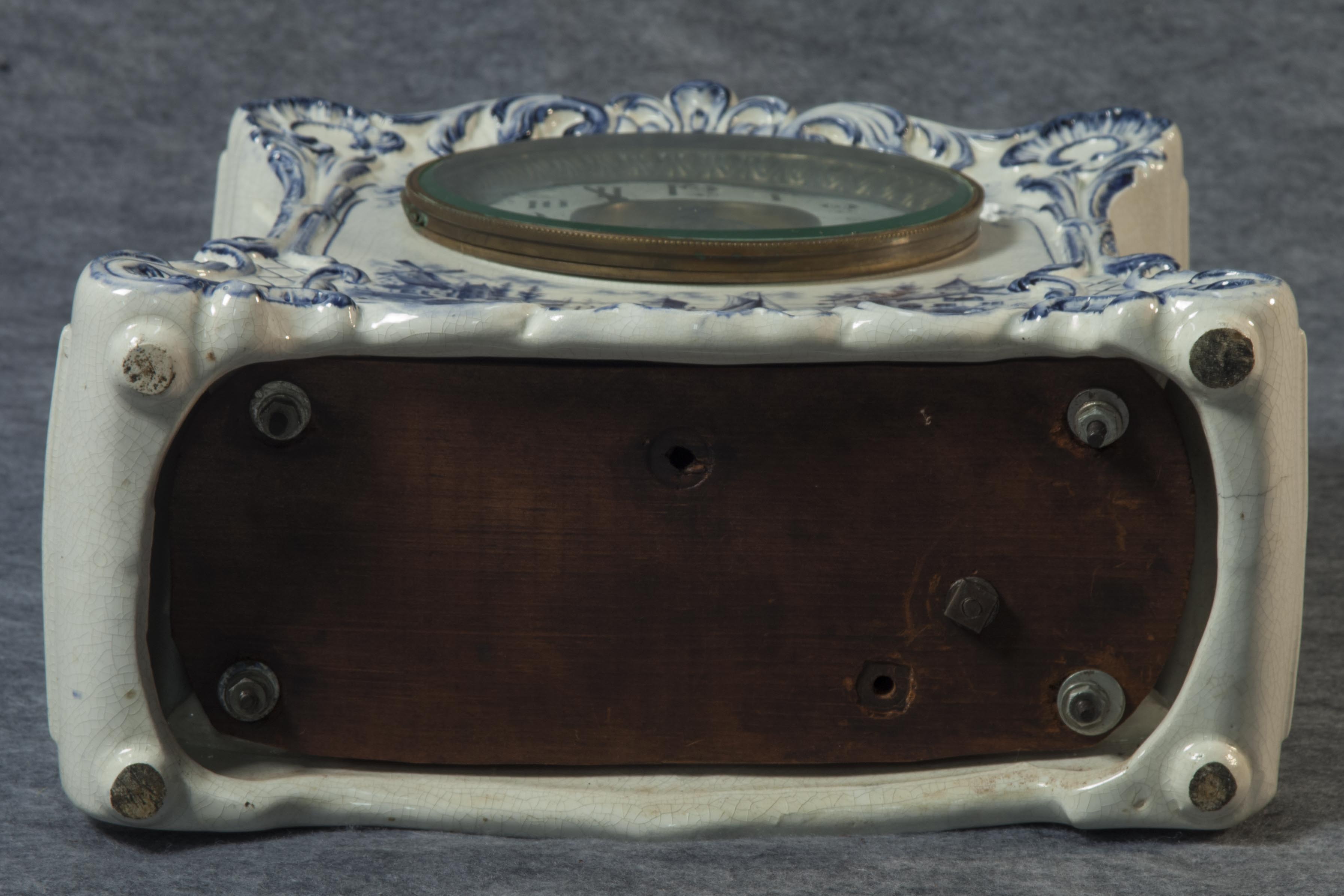 Delft Blue Mantel Clock